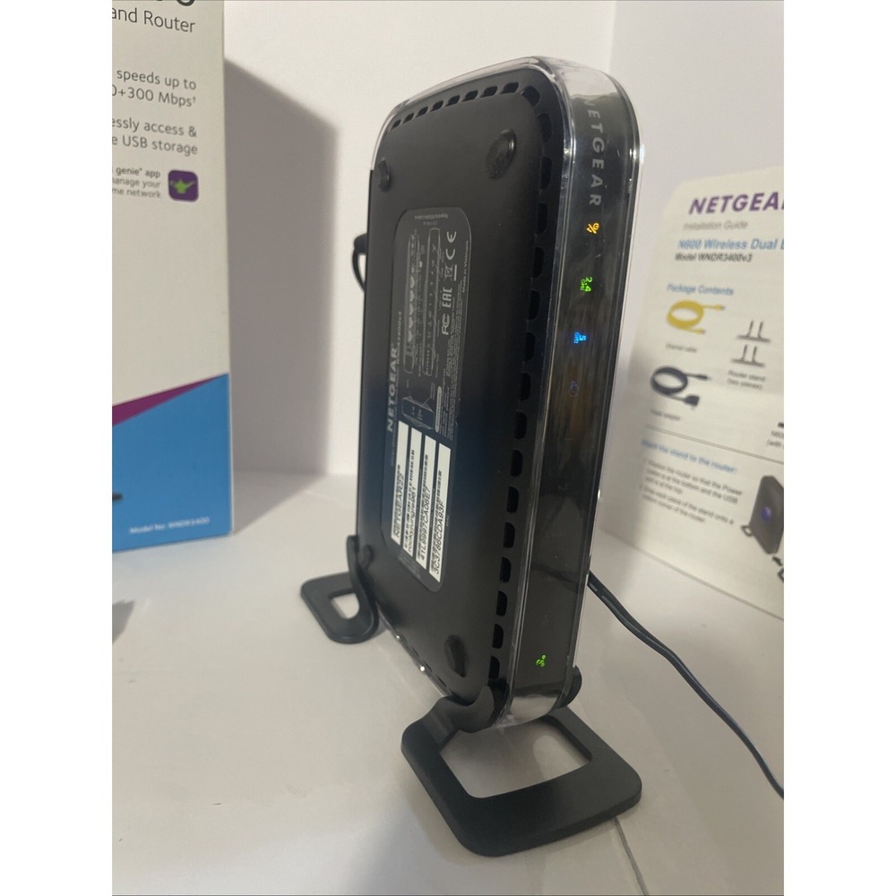 NETGEAR Wi-Fi Router Wireless N600 Dual Band Router‎ WNDR3400 - Open Box - Picture 12 of 12